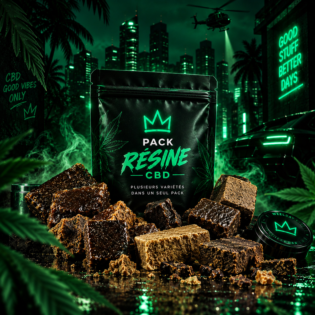 Pack découverte - Résines